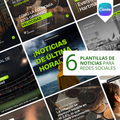 Pack de 6 Plantillas de Noticias para Instagram | Canva Editable