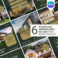 Pack de 6 Plantillas Inmobiliarias de Lujo para Instagram | Canva Editable