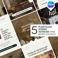 Pack de 5 Plantillas para Diseño de Interiores | Canva Editable