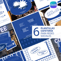 Pack de 6 Plantillas para Cafeterías y Aperturas | Canva Editable
