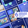 Pack de 6 Plantillas para Odontólogos | Canva Editable