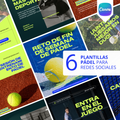 Pack de 6 Plantillas para Pádel en Instagram | Canva Editable