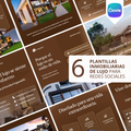 Pack de 6 Plantillas Inmobiliarias de Lujo para Instagram | Canva Editable
